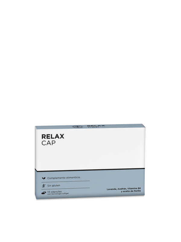 RELAX CAP 14 CPS FAVORECE LA CALMA ANSIEDAD Y FACILITA EL DESCANSO