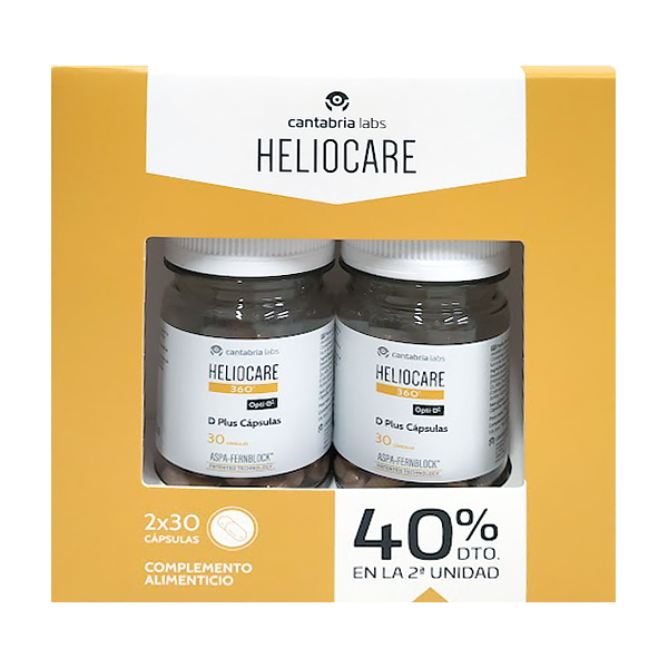 HELIOCARE 360º D PLUS DUPLO -40% DTO CAPSULAS